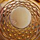 Set of 6 water or whiskey glasses Pernod SA amber color