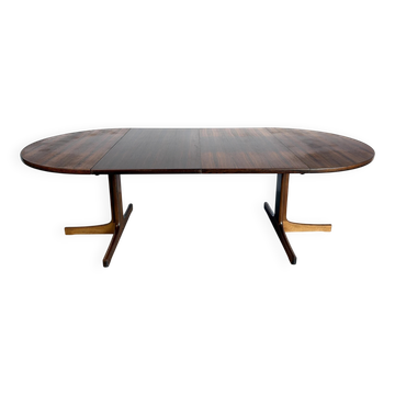 Midcentury Swedish extendable dining table in teak, 1960s