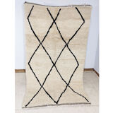 251x143cm Moroccan Berbere Carpet Beni Ourain