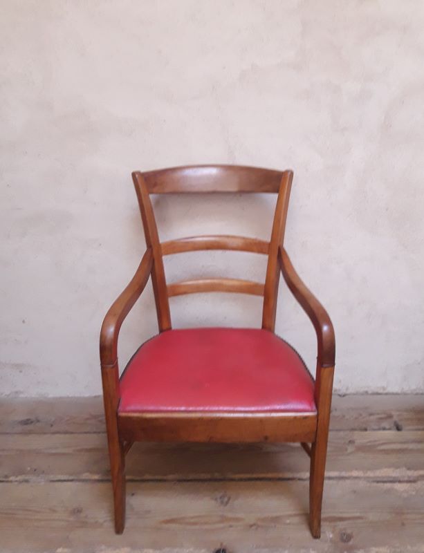 Armchair cherry tree period Restoration XIX °