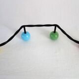 Wrought iron and wood coat rack from the 60s