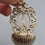 Cuillère coquille en argent 800 religieuse Italie Padoue années 1950
