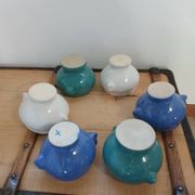 6 antique soup bowls