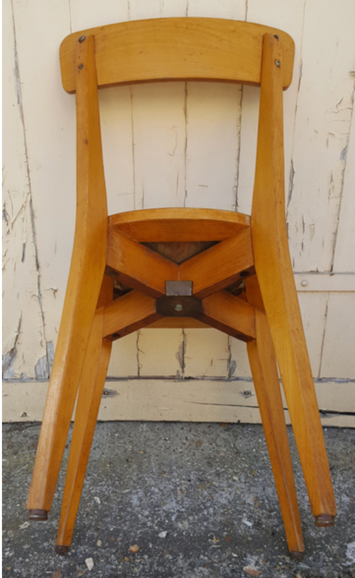 Vintage feet chairs compass