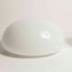 Pair of white opaline ceiling lamps
