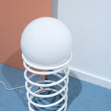 White spiral lamp Woja 1970