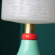 Table lamp table lamp green globe glass globe vintage model old decoration
