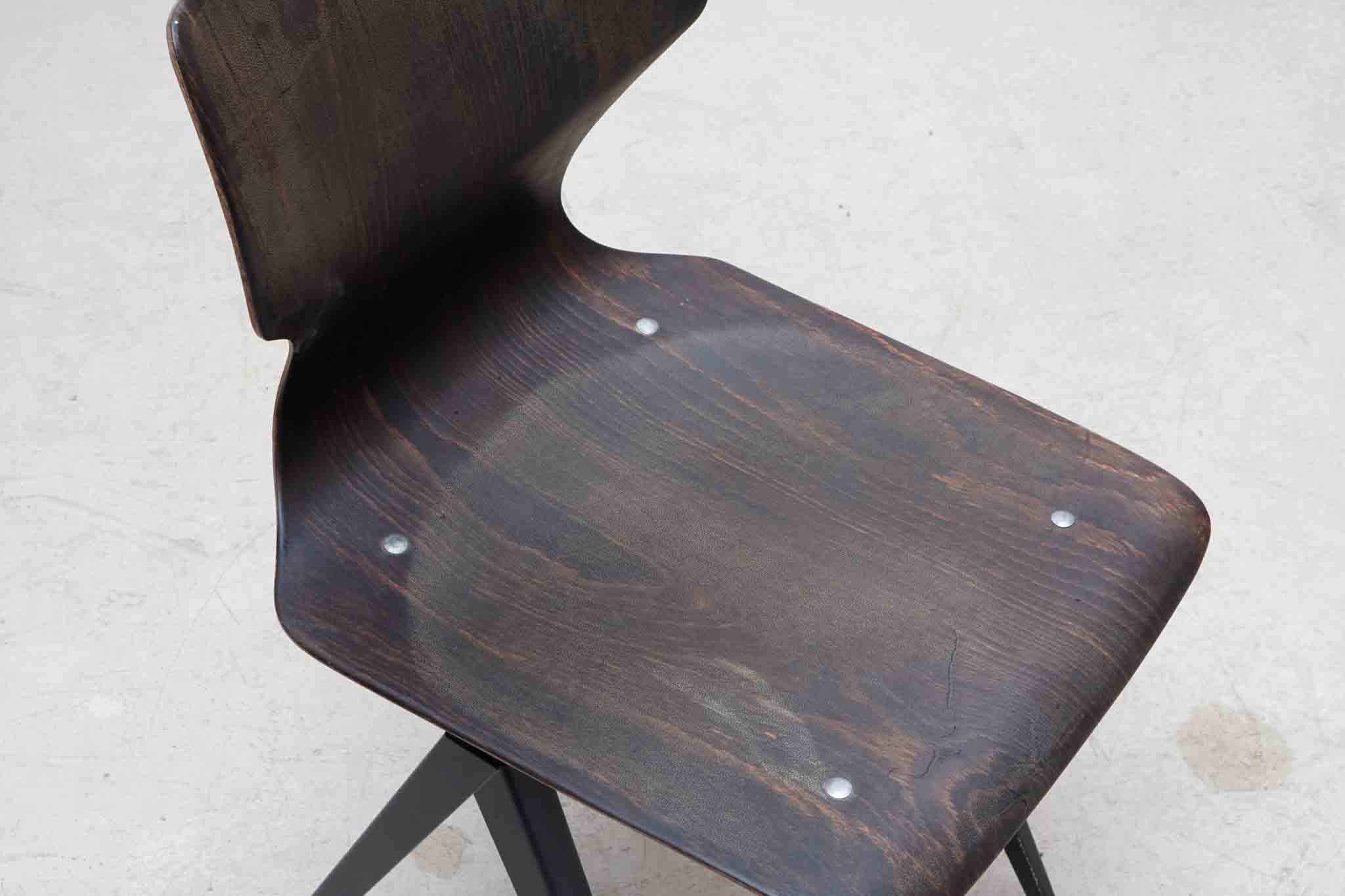 Chaise galvanitas s19 vintage ébène / noir