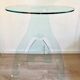 Table d’appoint en verre Fiam Italia 'Grillo' par Vittorio Livi, vers les années 1980