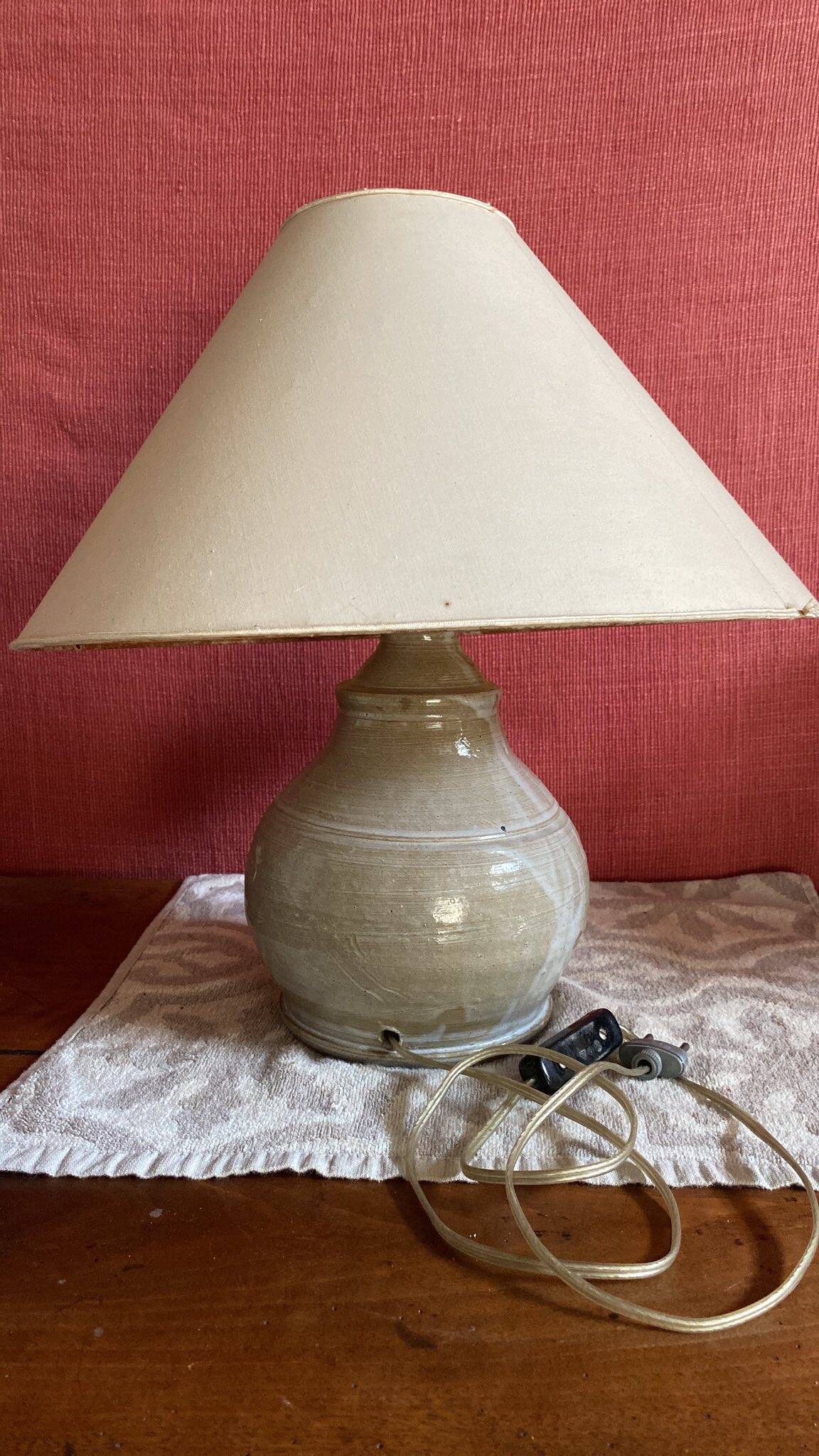 Ceramic lamp from the 70s