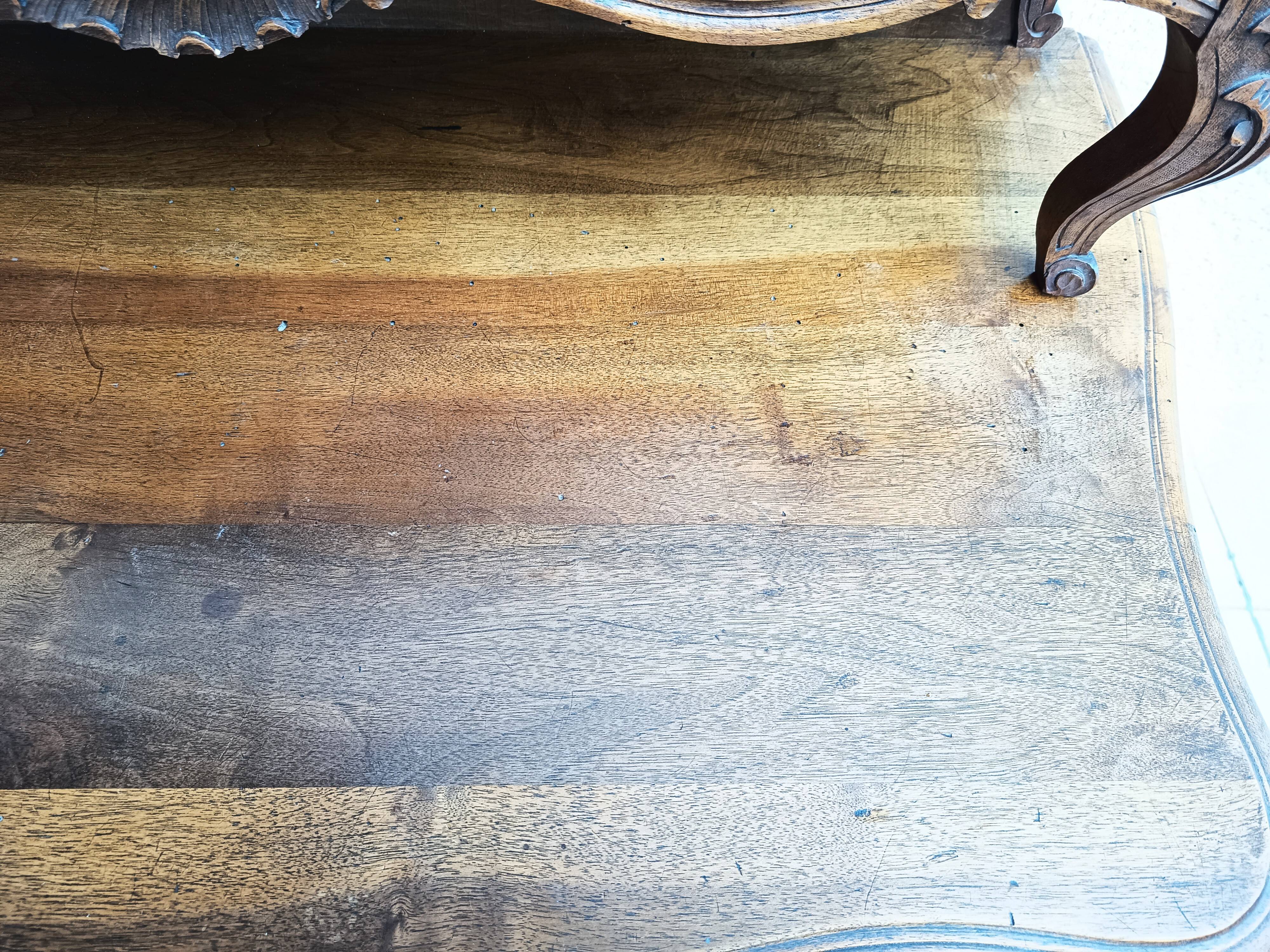 Louis XV walnut desk