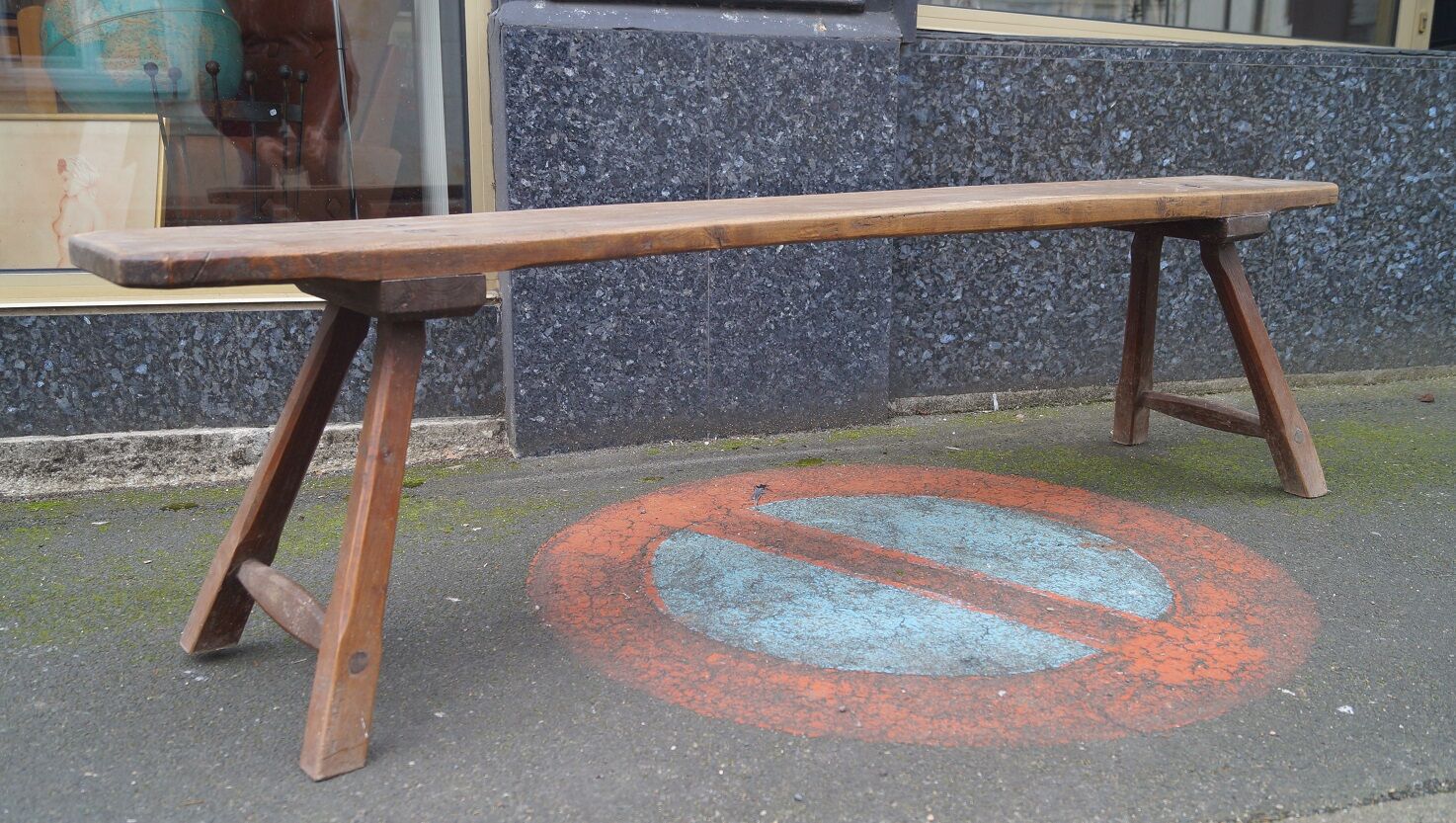 Brutalist design bench