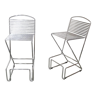 Set of 2 bar stools by Till Behrens for Schlubach, 1980s