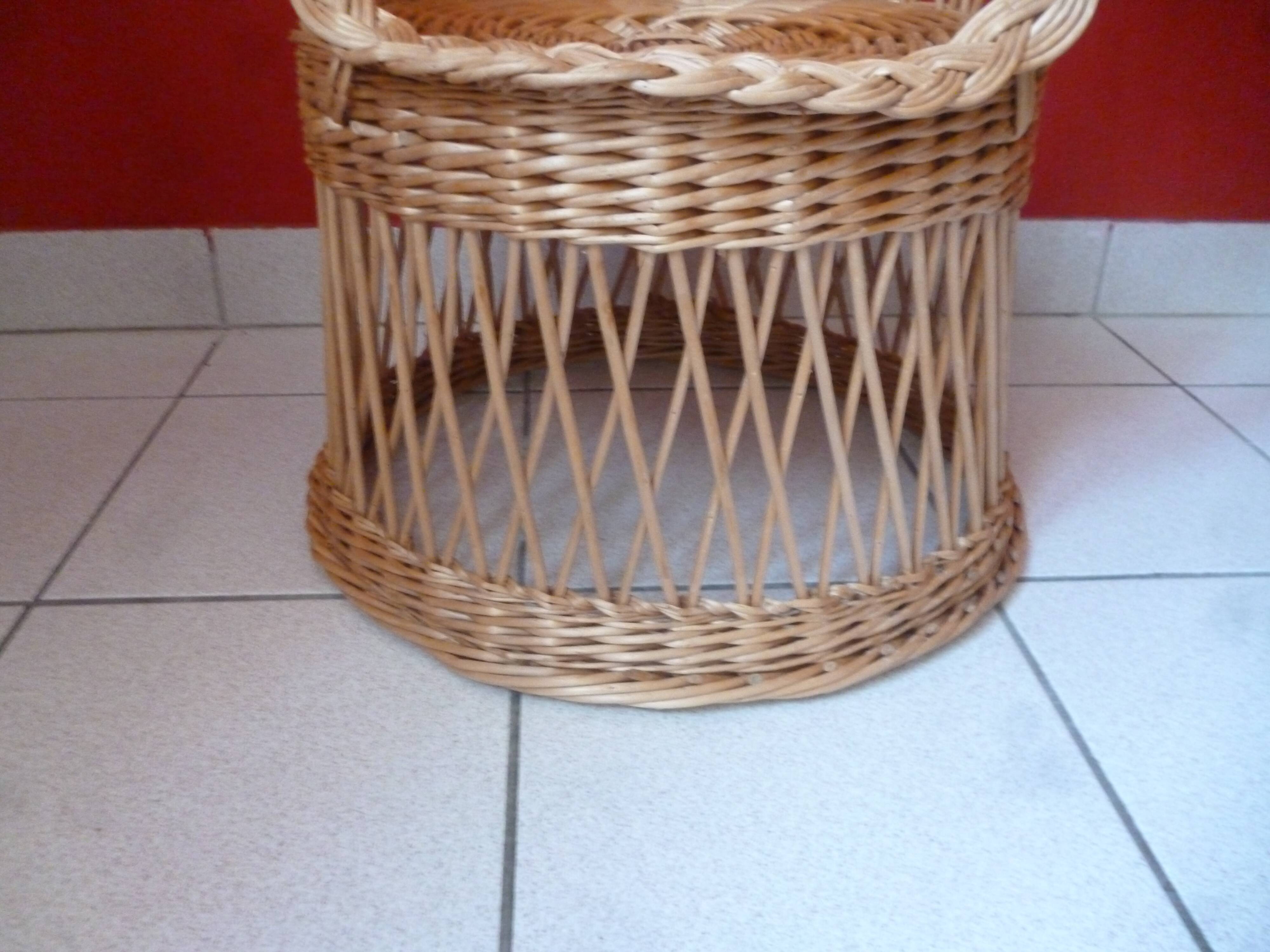 Wicker armchair from the 70s