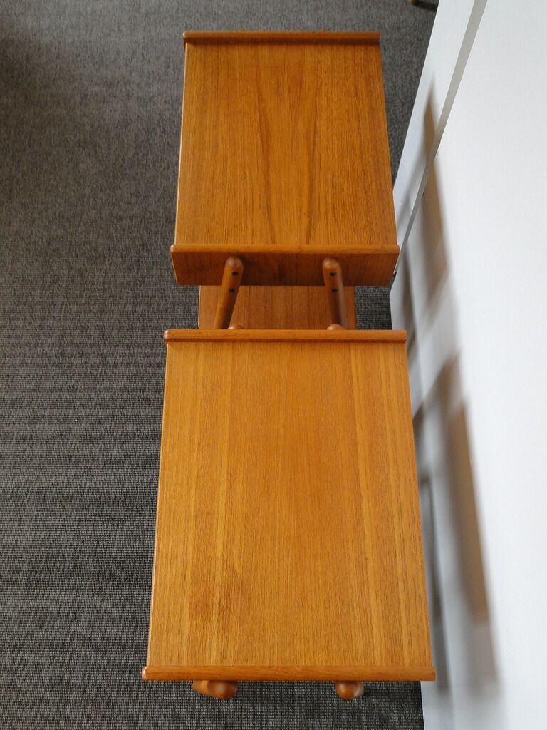 Pair of bedside teak Carlström & Co Møbelfabrik AB 1960