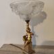 Lamp Ezan foot bronze angel cherub