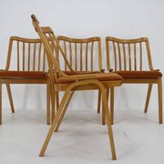 1970s Set of Four Antonin Suman Dining Chairs by Ton, Czechoslovakia