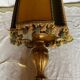 Vintage wooden table lamp