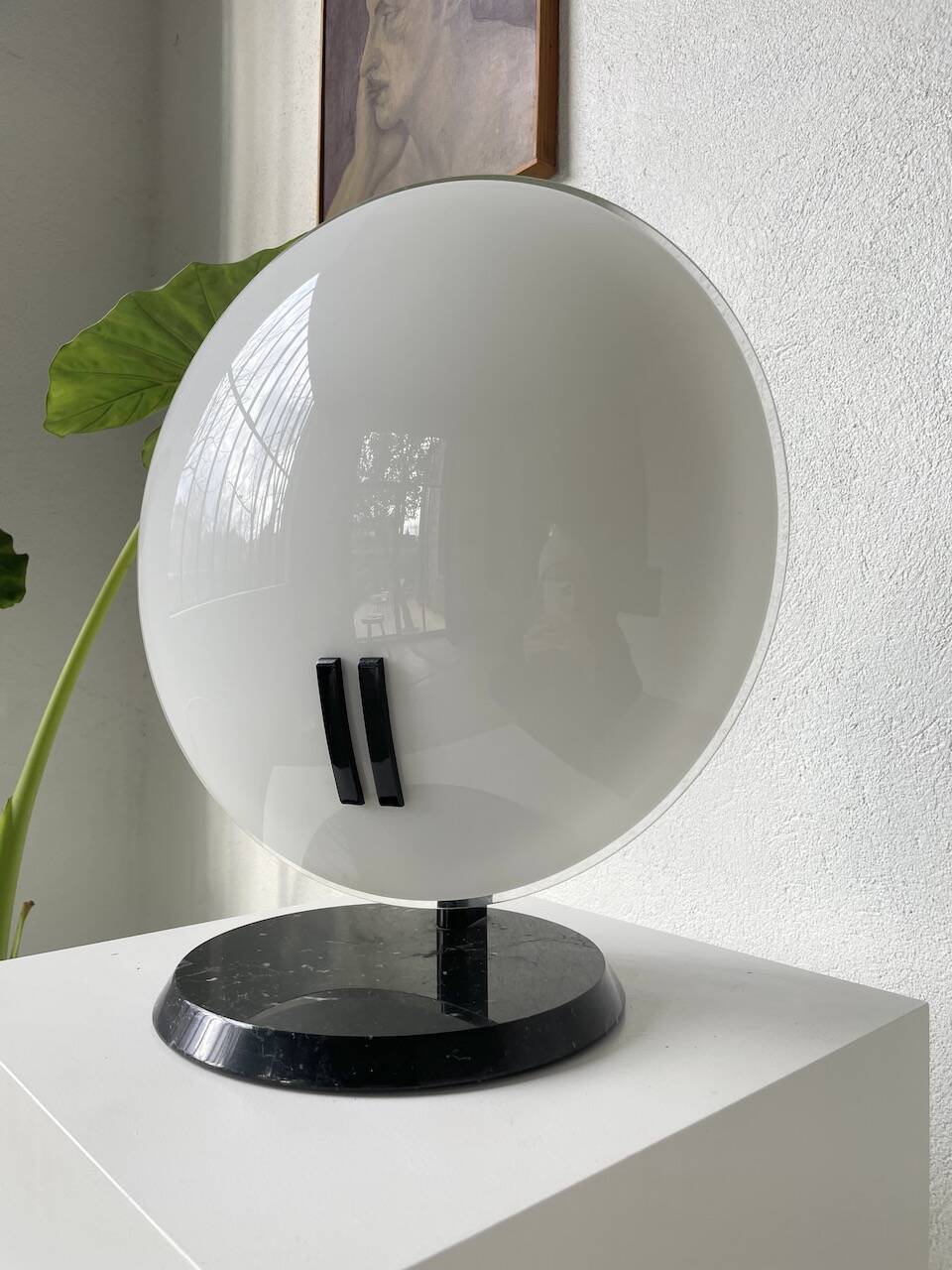 “La Perla” desk lamp by Bruno Gecchelin for Oluce 1980