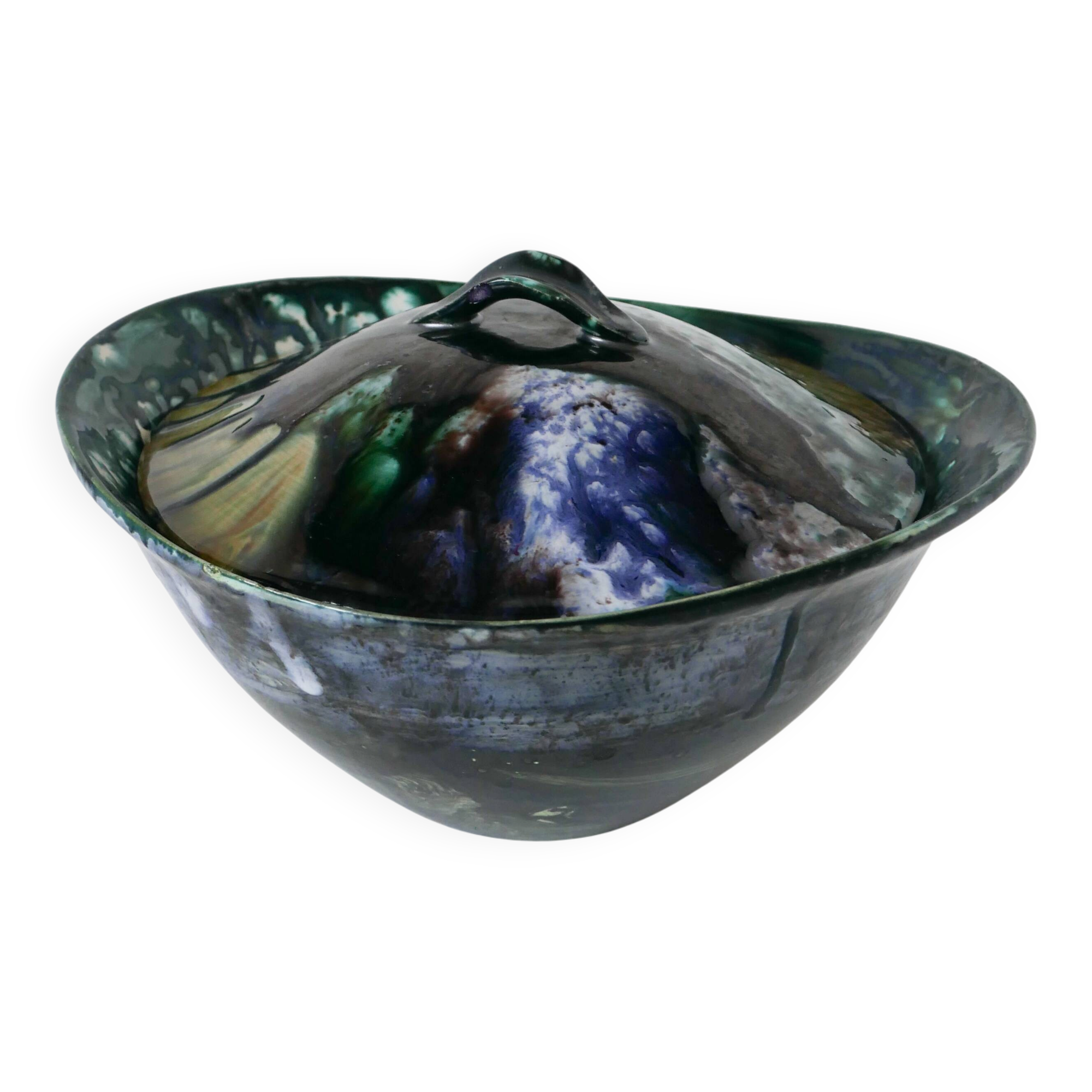 Ceramic soup tureen from Morvan, 1970