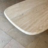 Travertine coffee table