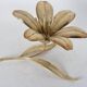 Brass flower ashtray