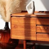 White Newton teak sideboard: large "Petersfield" sideboard.