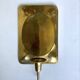 Vintage Scandinavian Brass Wall Candle holder Sconce height 28 cm