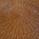 Mid century rattan and iron 2-level coffee or side table, 1960s
