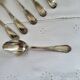 6 small silver-plated Boulenger spoons