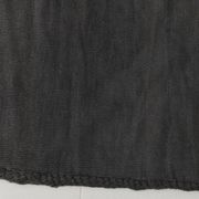 Tapis Kilim doux anthracite gris grande surface pour chambre, 147x205 cm