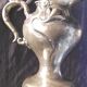 Art nouveau pourer,victor silver co,quadruple plate, liseron flower decoration