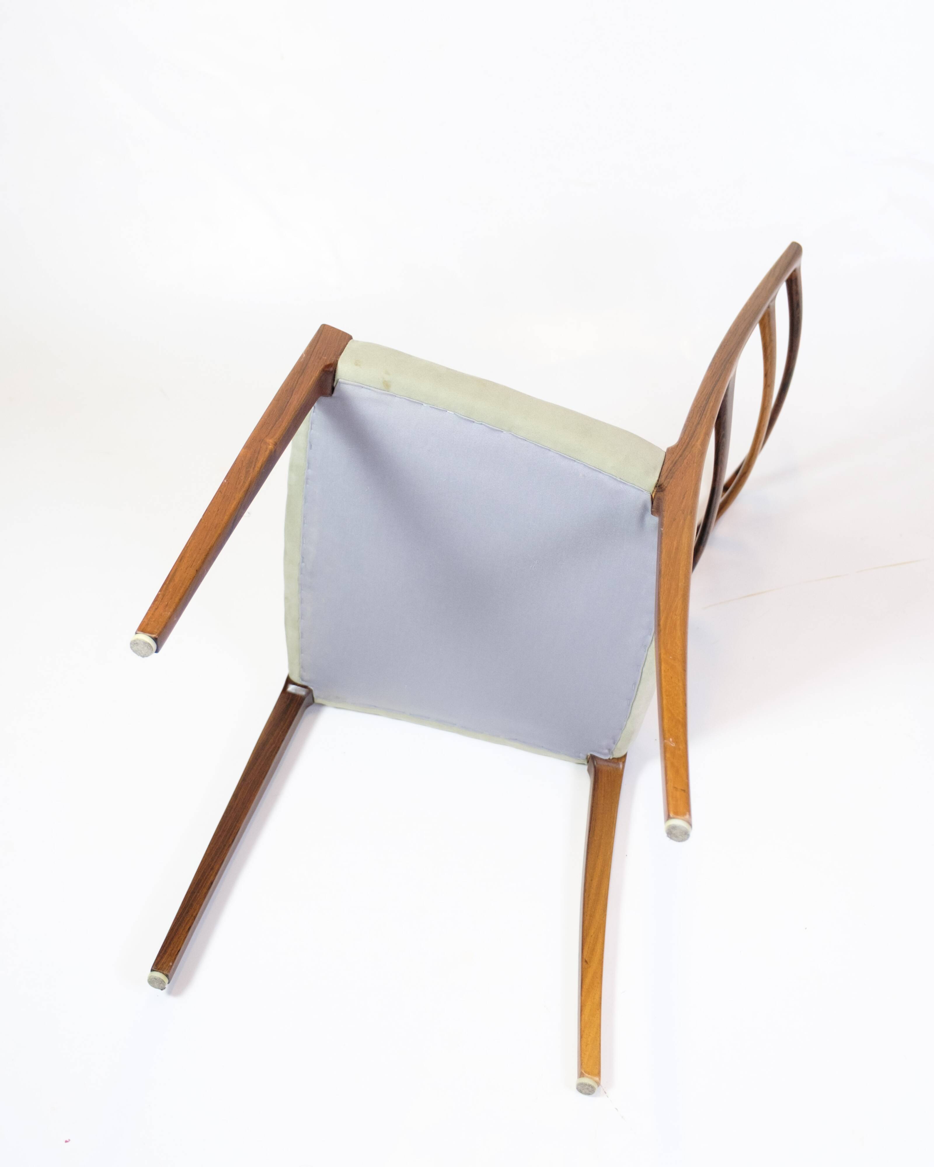 Set Of Six Dining Chairs Made In Rosewood By Sorø Furniture From 1960s