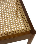 Vintage Teak Chair with Webbing - 1970s Design
