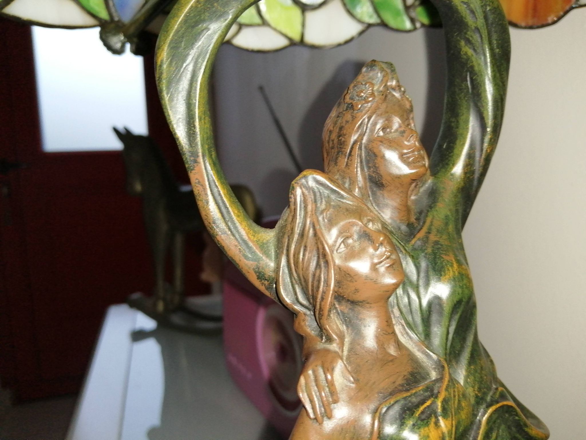 Lampe en Pâte de Verre