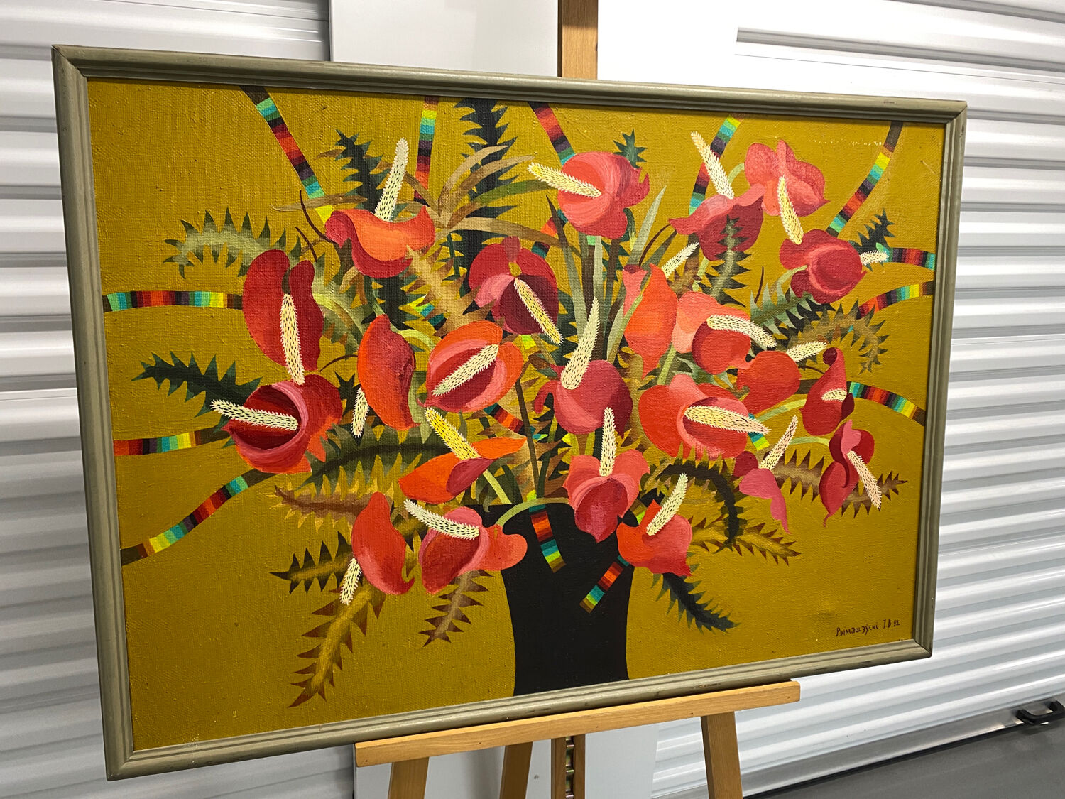 Still life signed Russian school