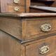 English oak graduated desk from the late 19th century.