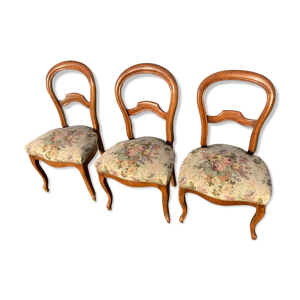 Set de 3 chaises louis - philippe