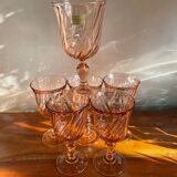 6 Rosaline water glasses