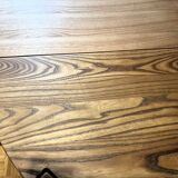 Table à manger champagne et 6 chaises normandie estampillée maison regain