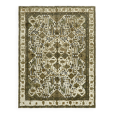 Hand-Knotted Anatolian One of a Kind 1970s 280 cm x 365 cm Beige Wool Carpet