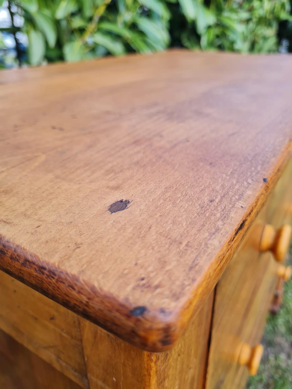 English dresser in solid walnut