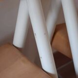 4 two-tone 80's chairs