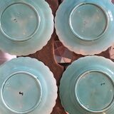 Art Nouveau dabbling plates