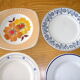 Set of 12 different dessert plates