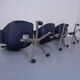 Model 6727 Bird Chairs by Preben Fabricius & Jørgen Kastholm for Kill International, 1960s, Set of 3