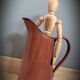 Broc pitcher enamelled brown