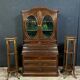 Napoleon III period library cabinet in rosewood