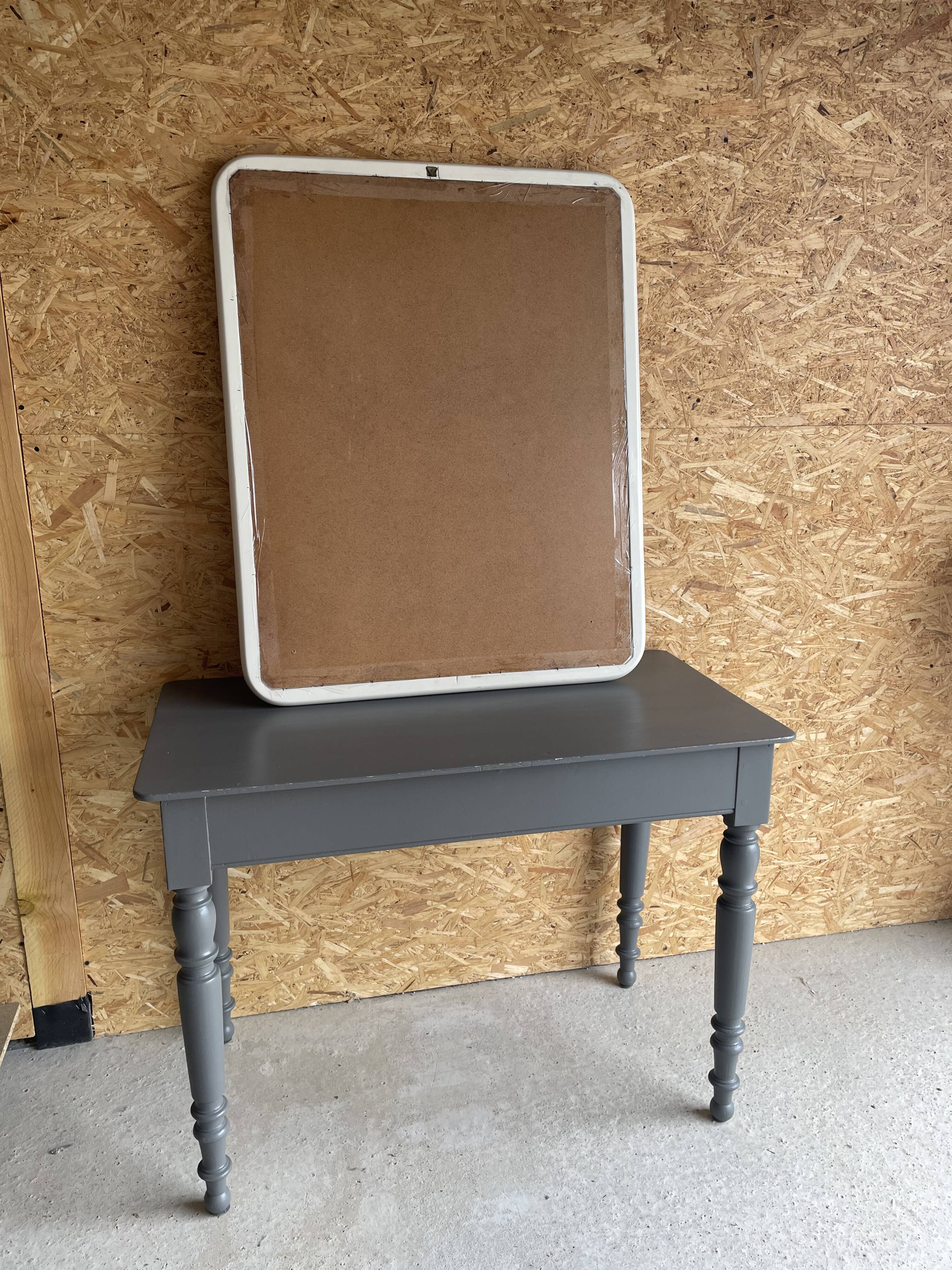 Miroir space age h94 x l76 cm