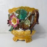 old planters and earthenware slip planter